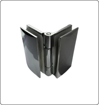 Петля CA-290A, скло-скло, без фіксації, товщина скла 8–10 мм